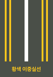 황색 이중 실선