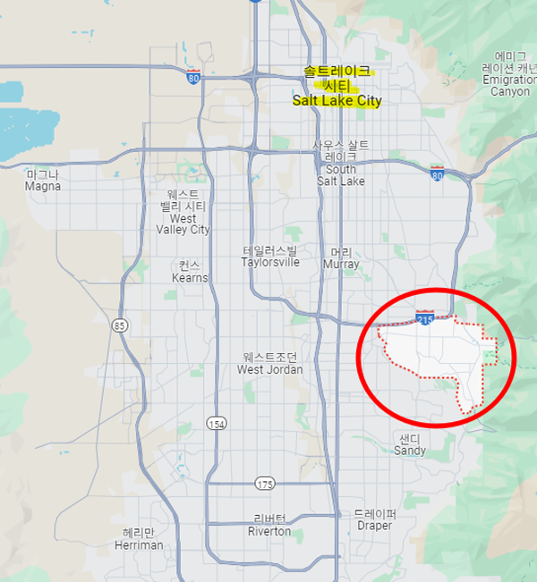 코튼우드 하이츠시 위치