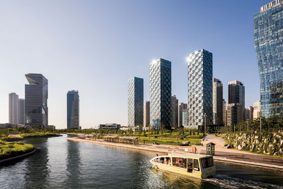 송도센트럴파크 웨스트보트하우스 전경