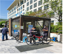 제1팀 : 구청 한마음광장 앞 상시 운영 사진